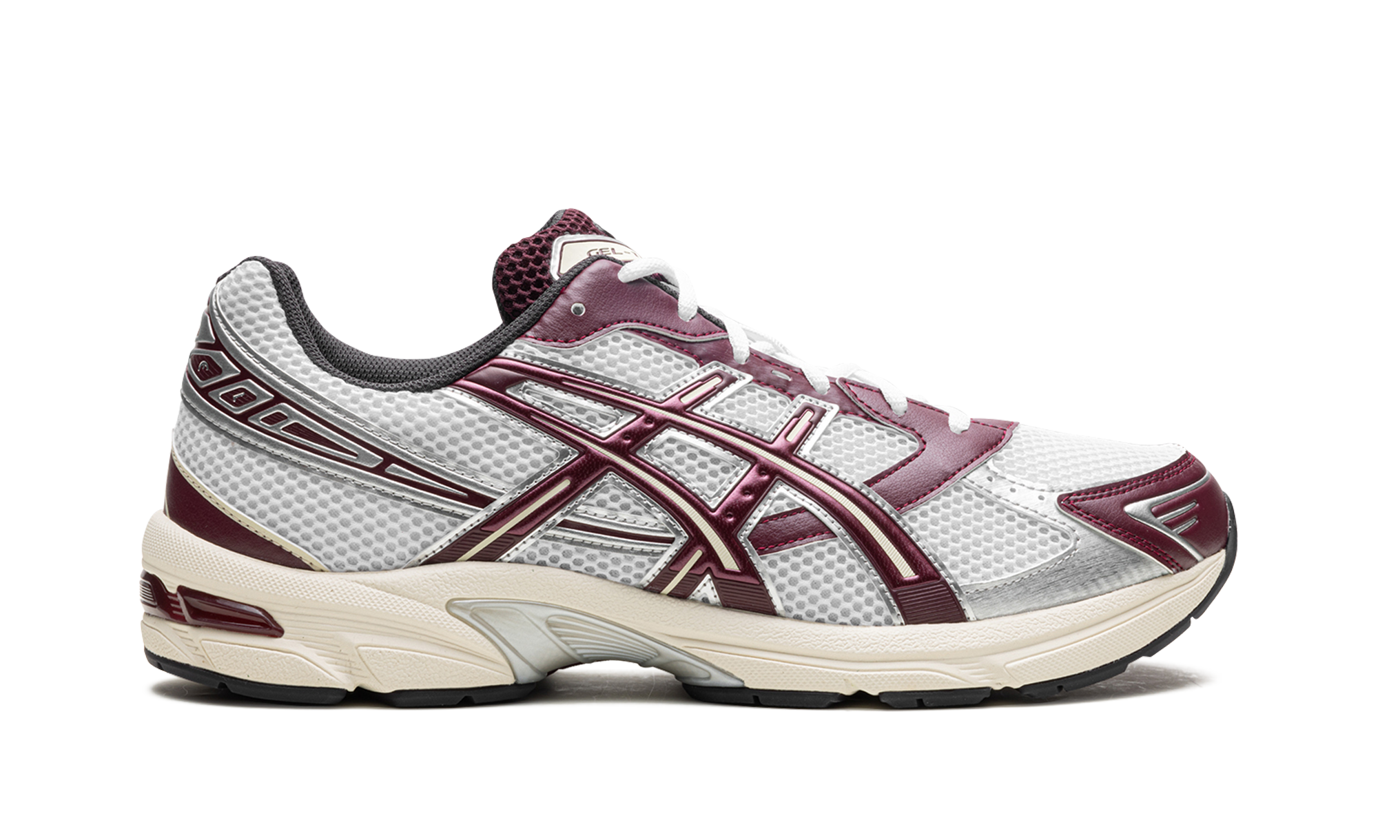 ASICS Gel-1130 White Maroon Banner