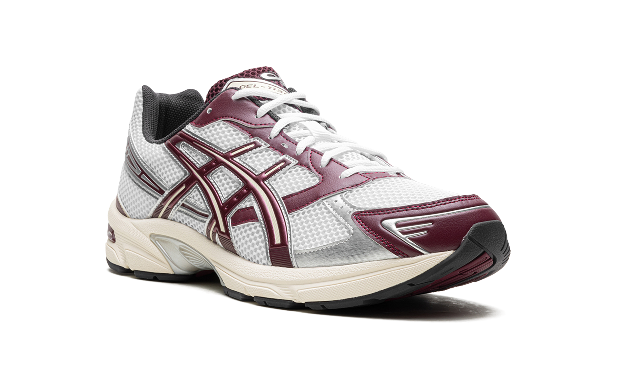 ASICS Gel-1130 White Maroon Banner
