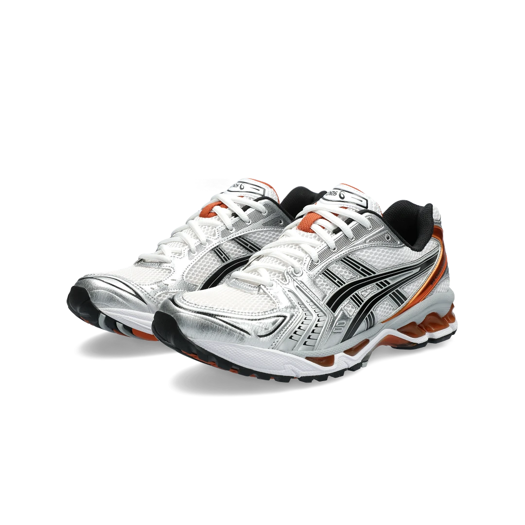 ASICS Gel-Kayano 14 White Piquant Orange, White/Piquant Orange (1201A019-109)