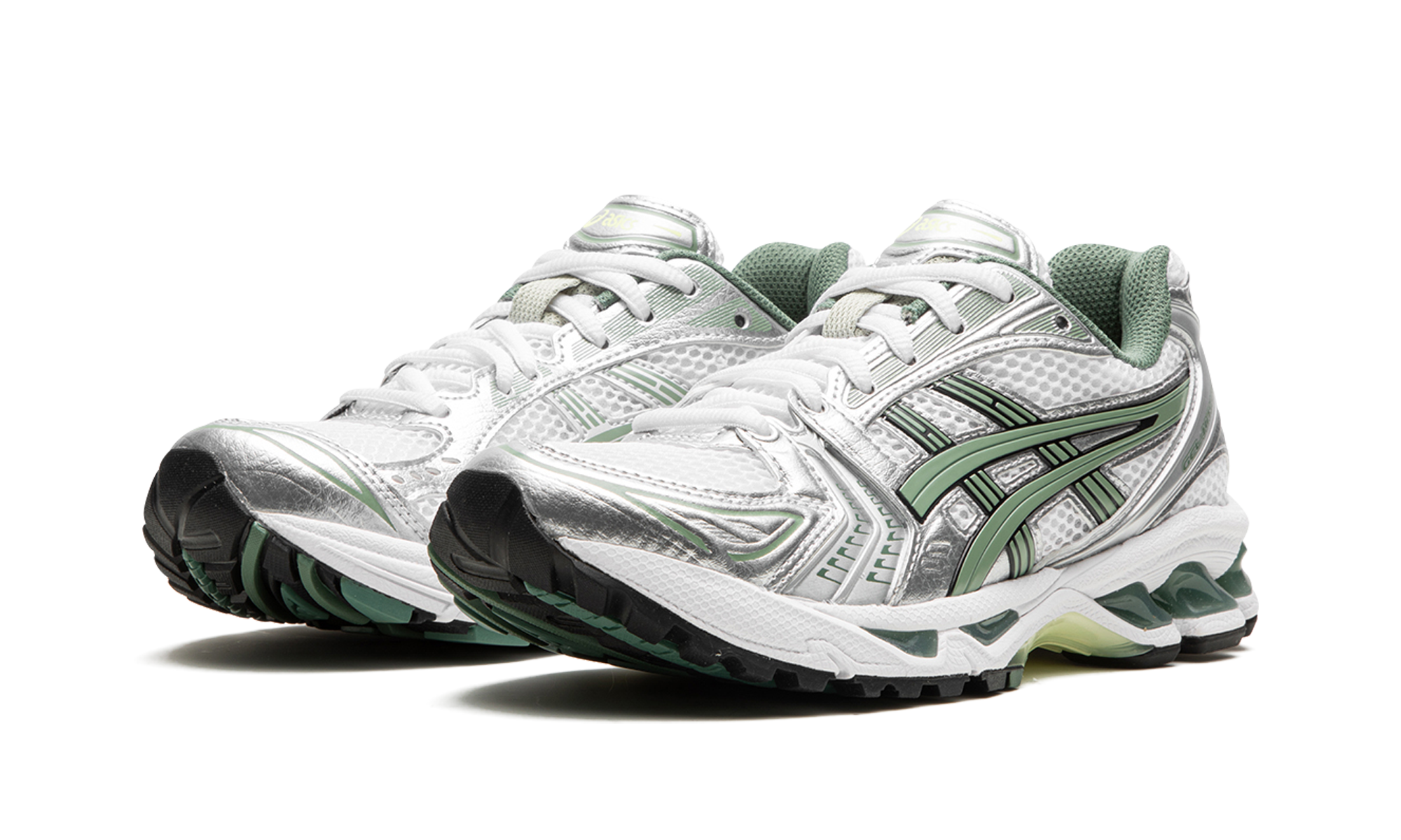 ASICS Gel-Kayano 14 White Pure Silver Slate Grey Sage