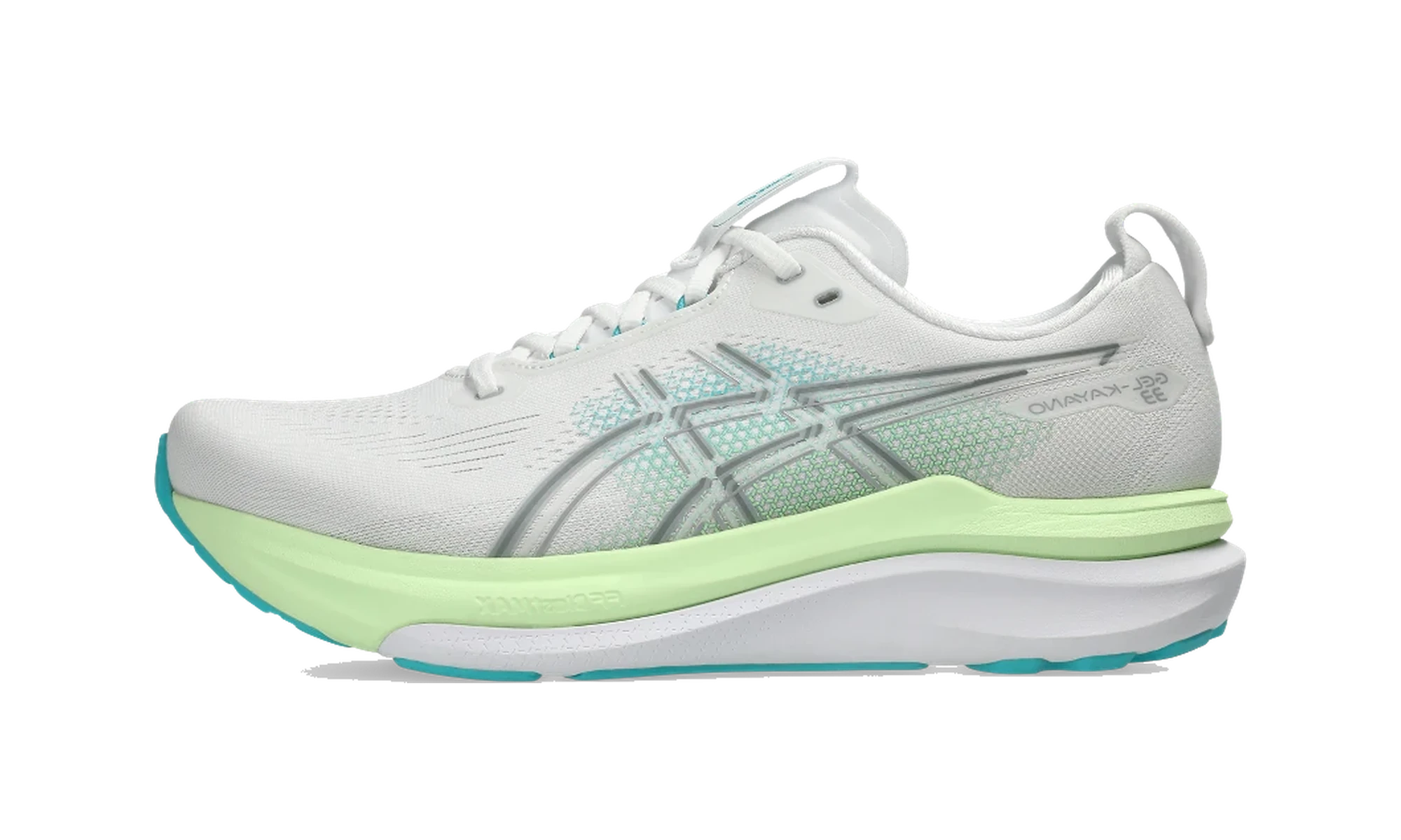 ASICS Gel-Kayano 33 White Energy Aqua