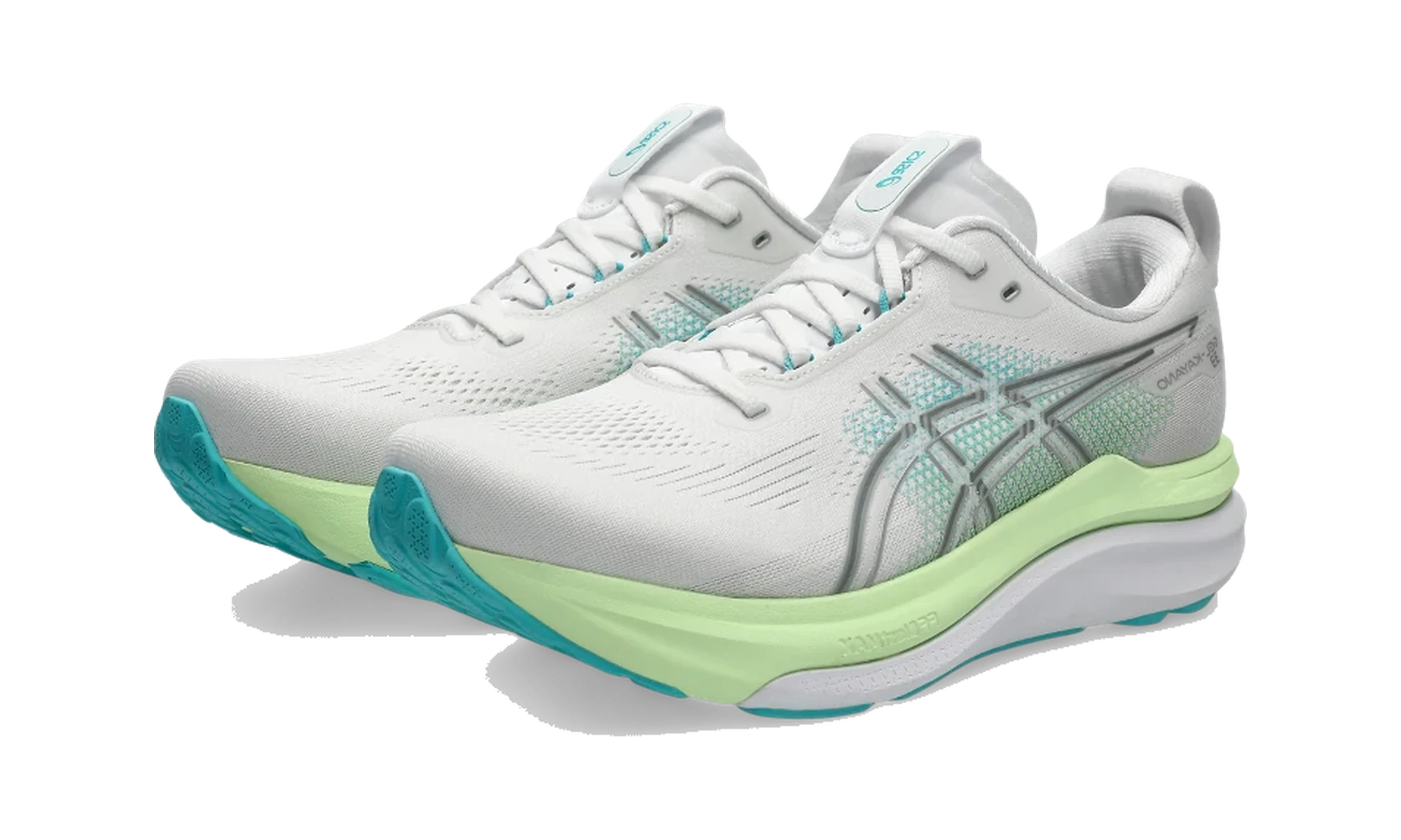 ASICS Gel-Kayano 33 White Energy Aqua