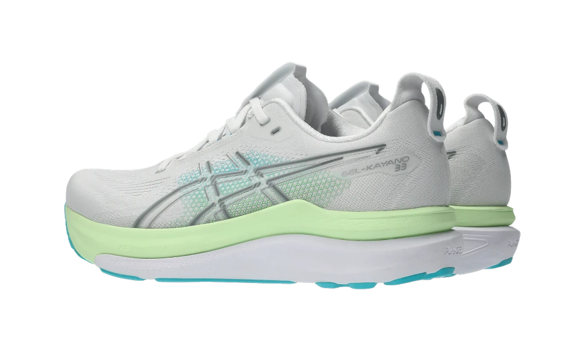 ASICS Gel-Kayano 33 White Energy Aqua