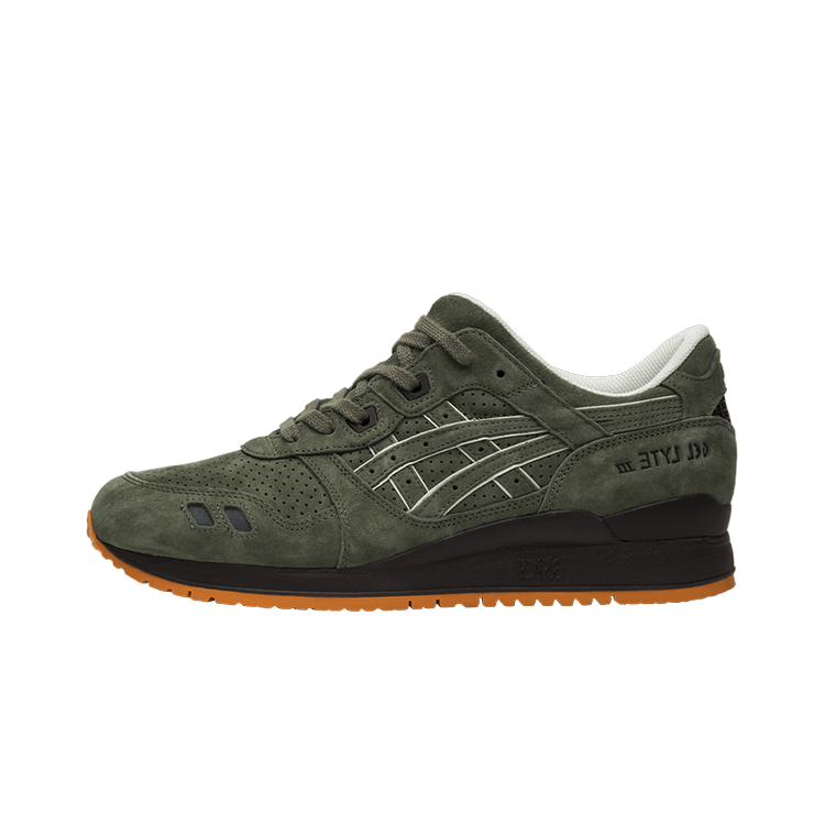 ASICS Gel-Lyte III Ronnie Fieg Militia (Special Box), Olive/Chocolate/Orange (H6C3K-6969)