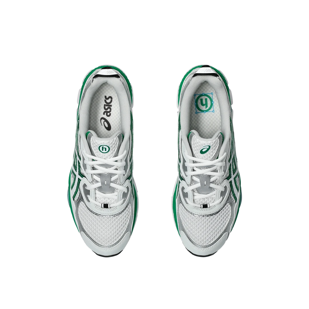 ASICS Gel-NYC Hidden NY, White/Green-Metallic Silver (1201B001-100)