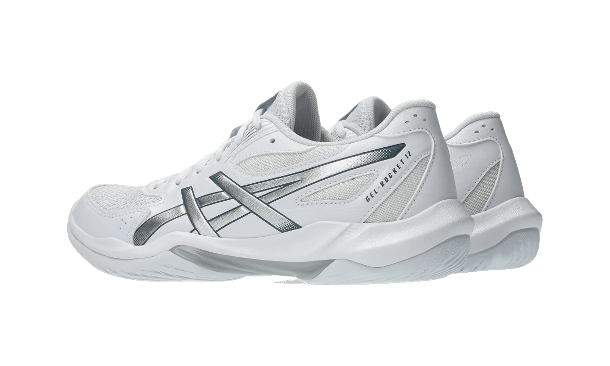 ASICS Gel-Rocket 12 White Pure Silver