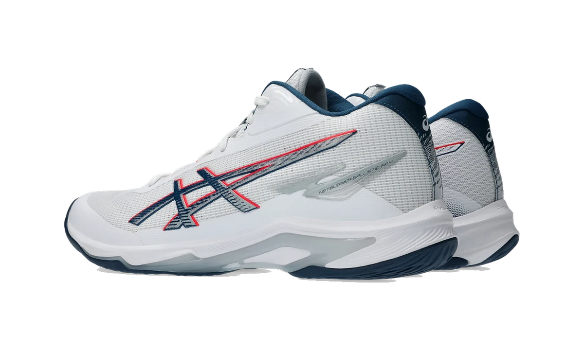 ASICS Netburner Ballistic FF MT 4 White Mako Blue
