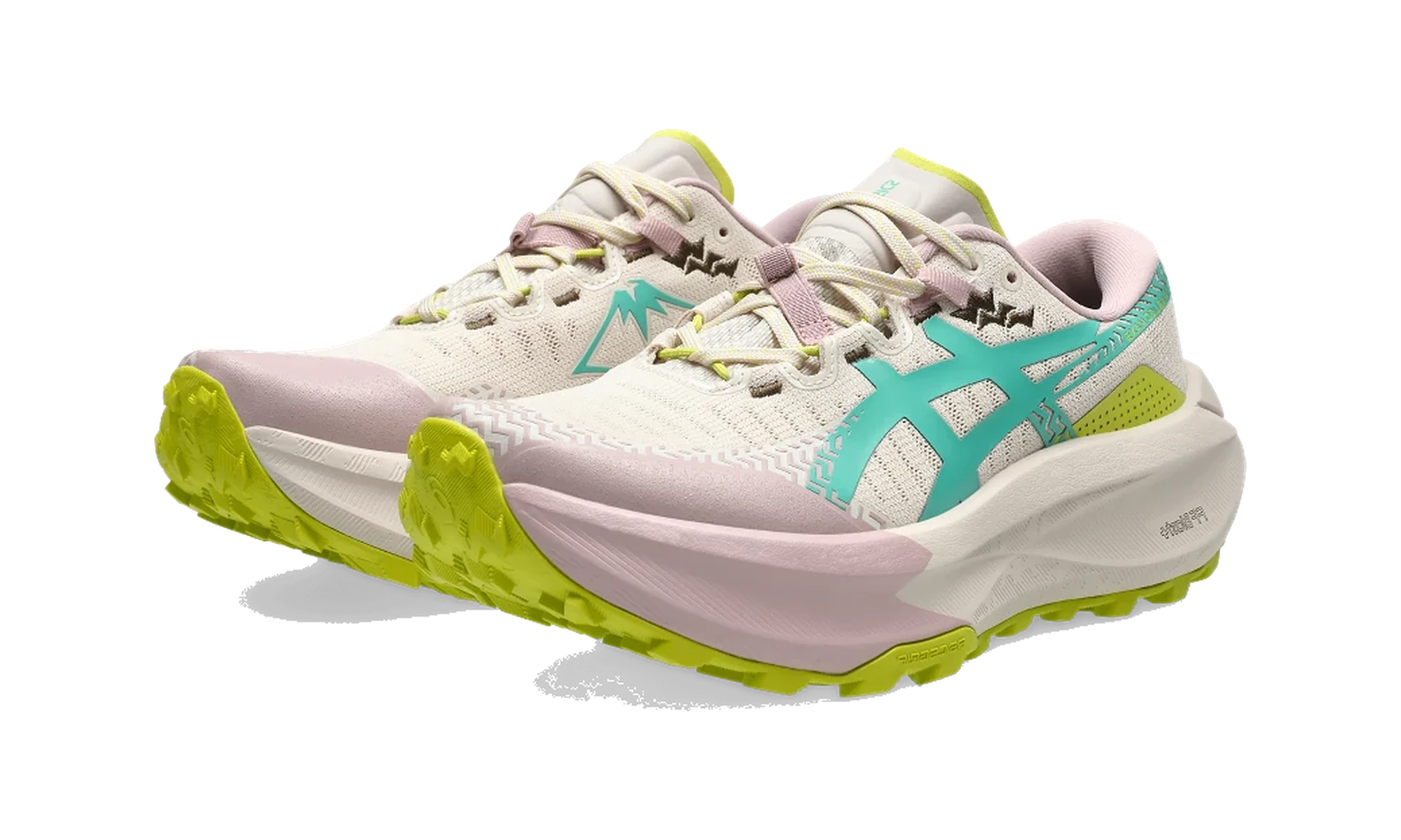 ASICS Trabuco Max 5 Mineral Beige Aurora Green