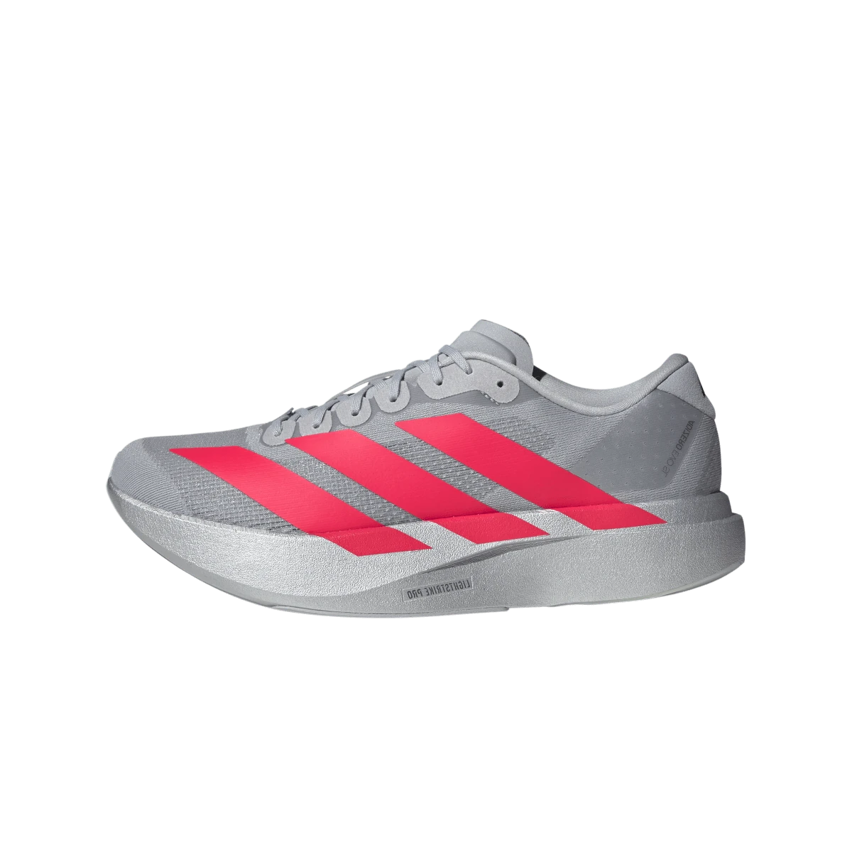 Adidas Adizero Evo SL Silver Metallic Lucid Red