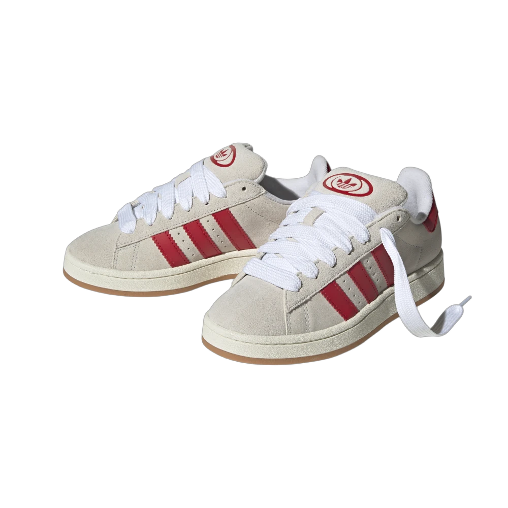 Adidas Campus 00s Crystal White Better Scarlet