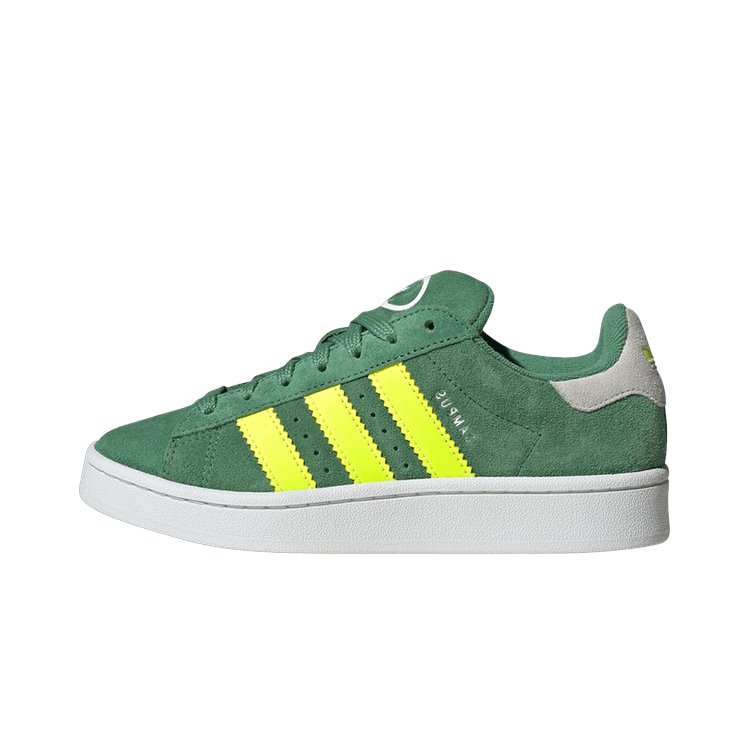 Adidas Campus 00s Preloved Green Solar Yellow (Kids), Preloved Green/Solar Yellow/Cloud White (IF3967)