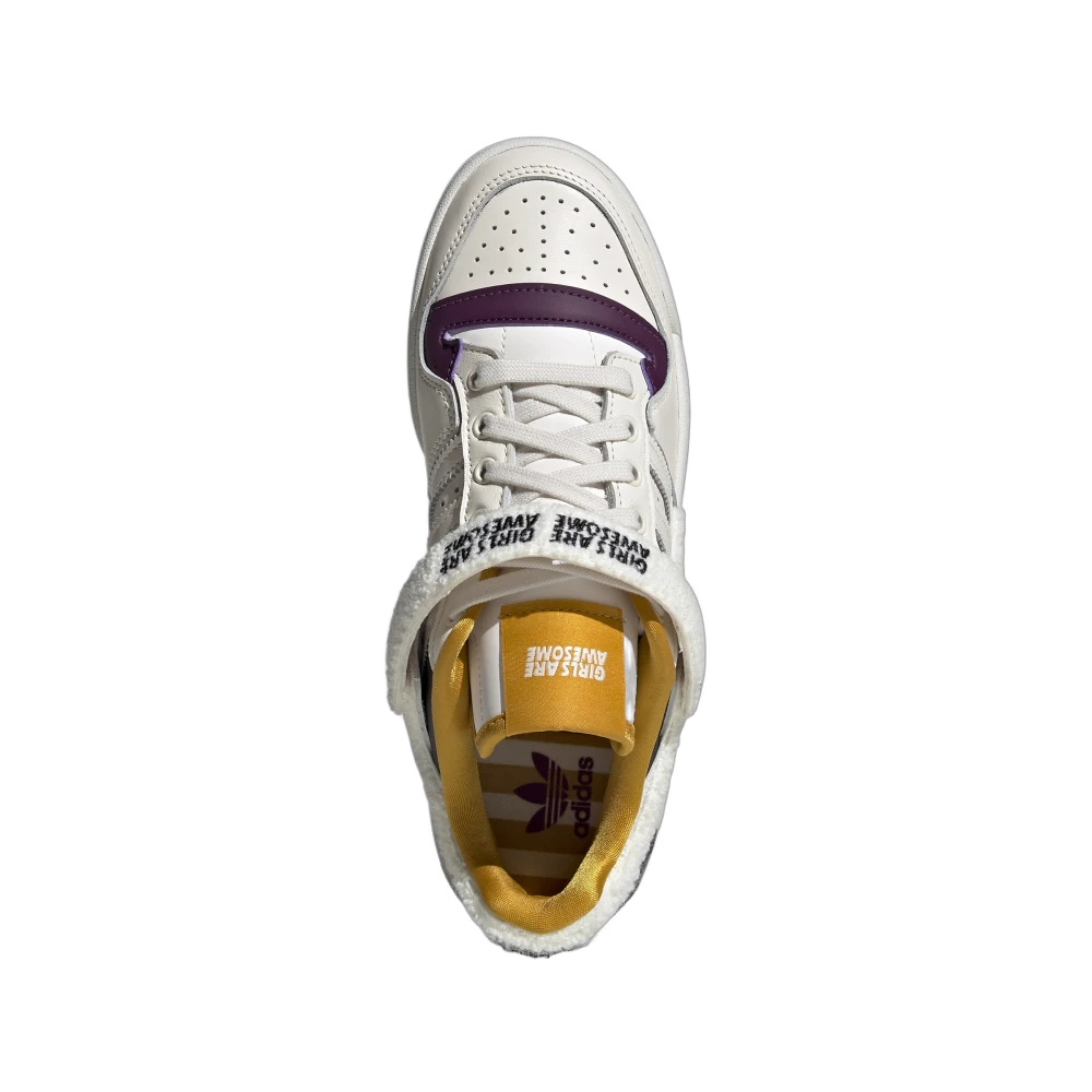 Adidas Forum Low Girls Are Awesome White, Chalk White/Core Black/Purple Beauty (GY2680)