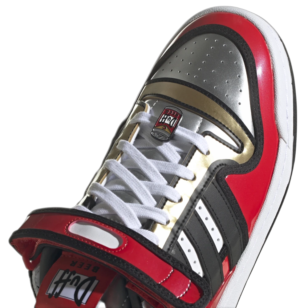 Adidas Forum Low The Simpsons Duffman, White/Red-Silver-Gold (H05801)