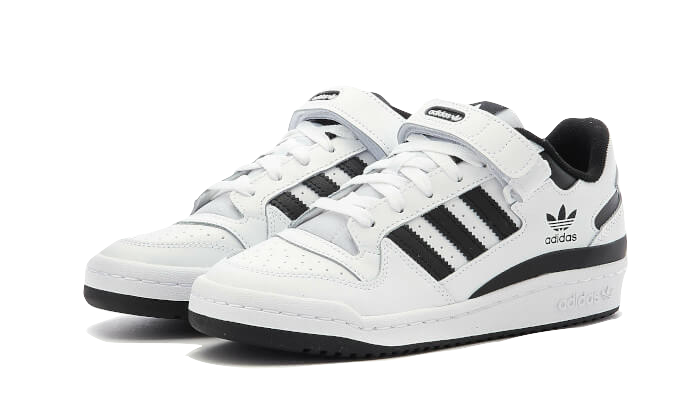Adidas Forum Low White Black, Footwear White/Core Black/Footwear White (FY7757)