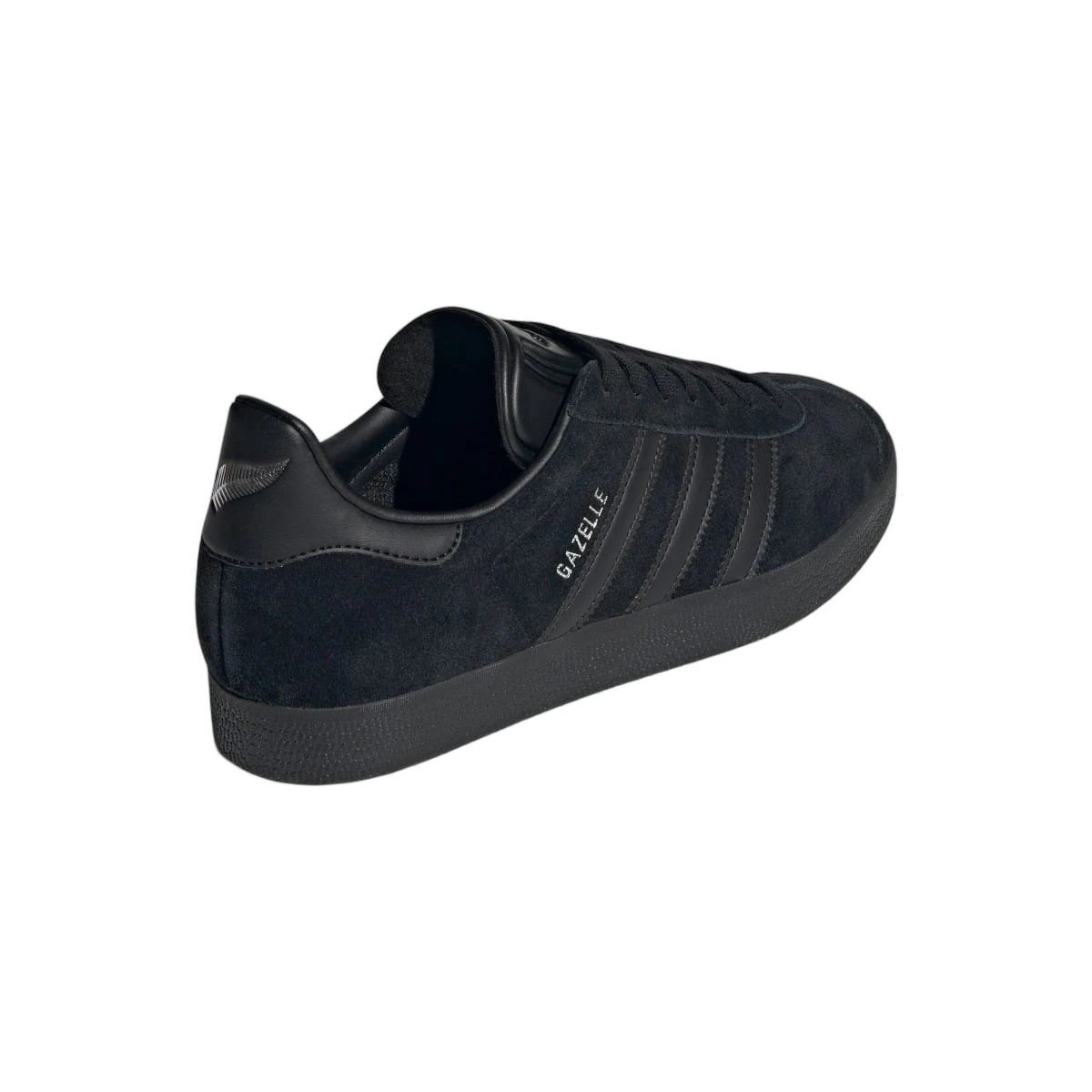 Adidas Gazelle All Black Silver Metallic
