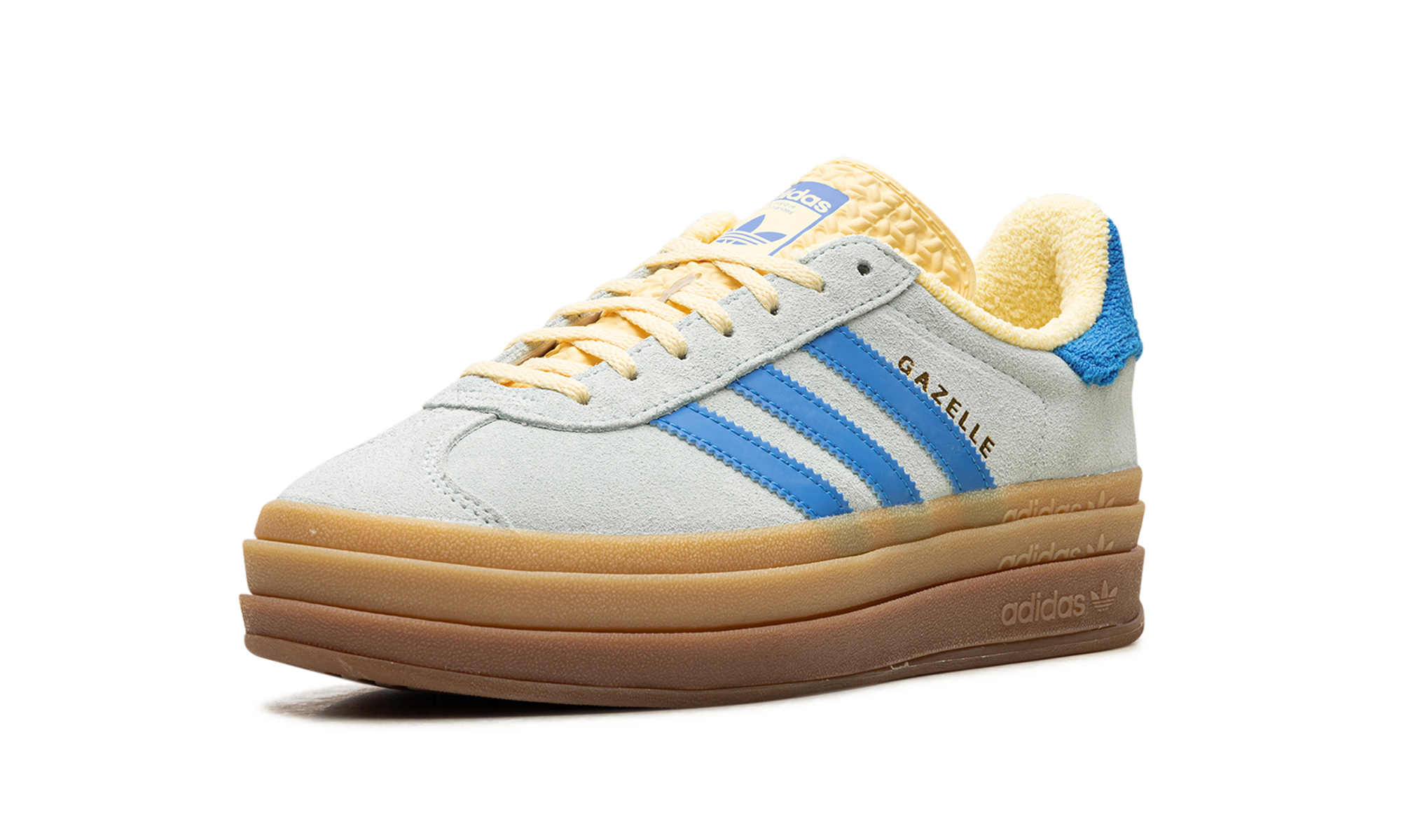 Adidas Gazelle Bold Almost Blue Yellow