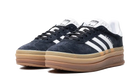 Adidas Gazelle Bold Black White Gum, Core Black/Cloud White/Cloud White (IE0876)