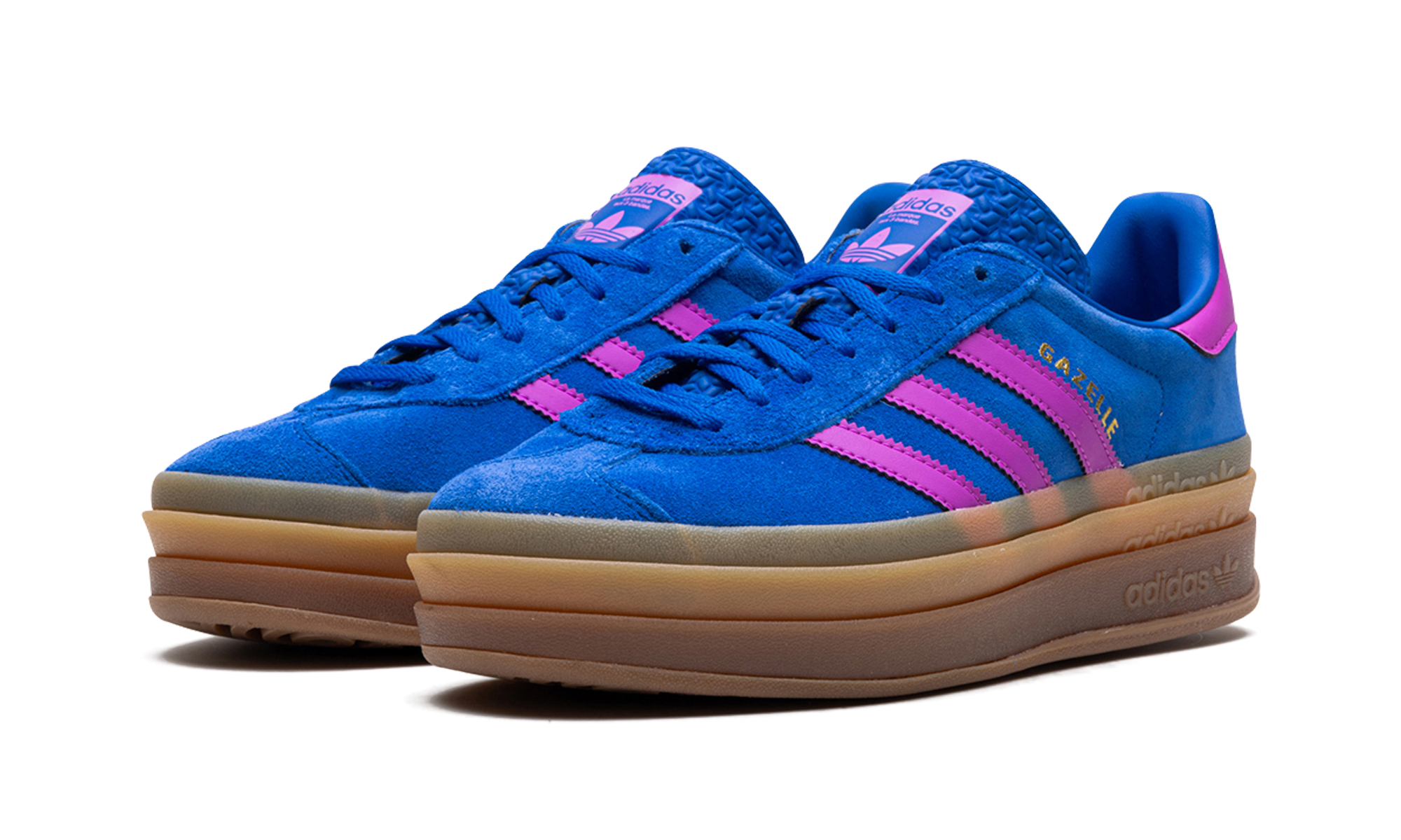 Adidas Gazelle Bold Bold Blue Lucid Pink