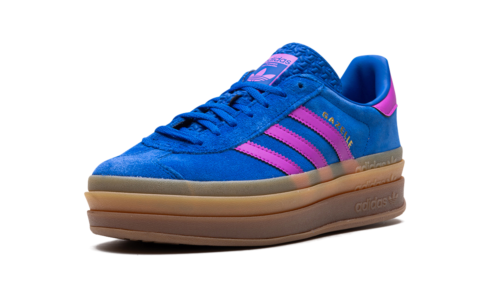 Adidas Gazelle Bold Bold Blue Lucid Pink