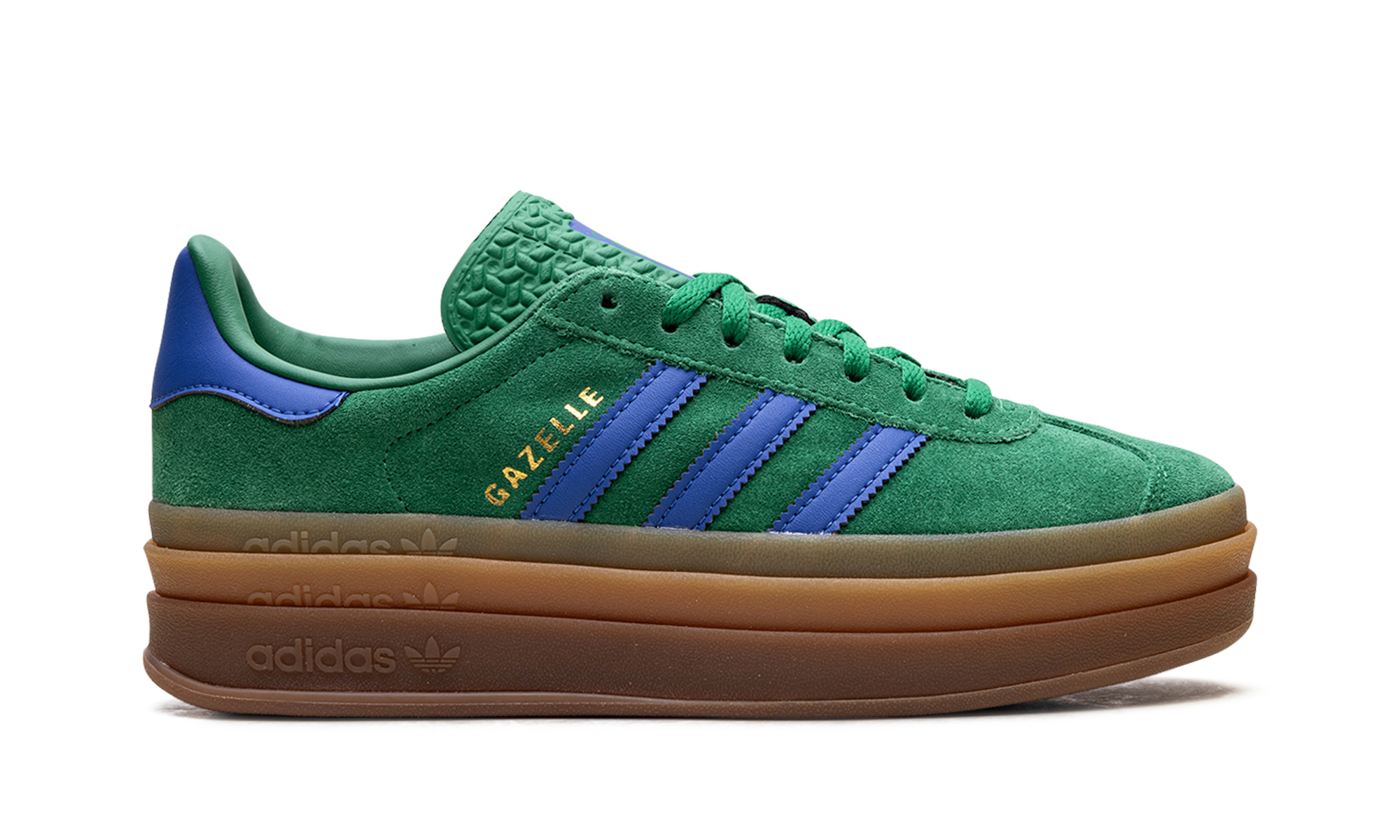 Adidas Gazelle Bold Green Blue Gum