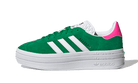 Adidas Gazelle Bold Green Lucid Pink, Green/Cloud White/Lucid Pink (IG3136)