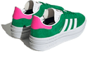 Adidas Gazelle Bold Green Lucid Pink, Green/Cloud White/Lucid Pink (IG3136)