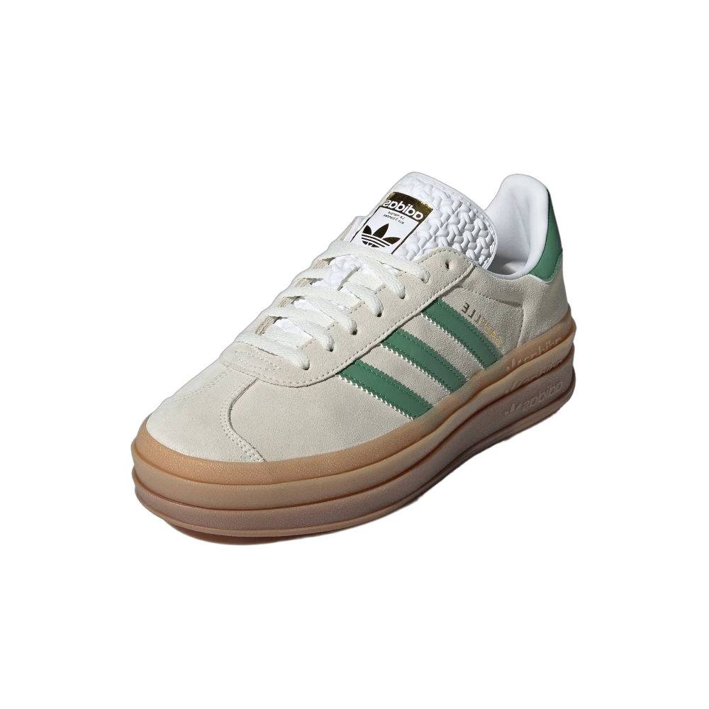 Adidas Gazelle Bold Off White Preloved Green, Off White / Preloved Green / Cloud White (IH7558)