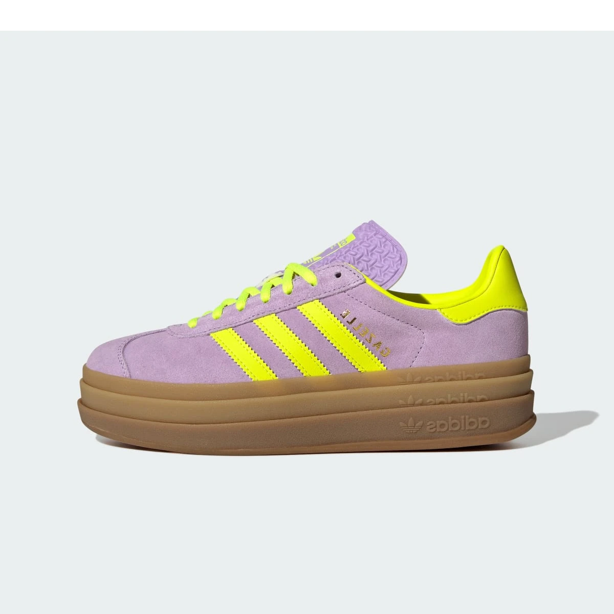 Adidas Gazelle Bold Powder Plum Solar Yellow