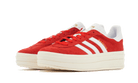 Adidas Gazelle Bold Red Cloud White, Red/Cloud White/Gold Metallic (ID6990)