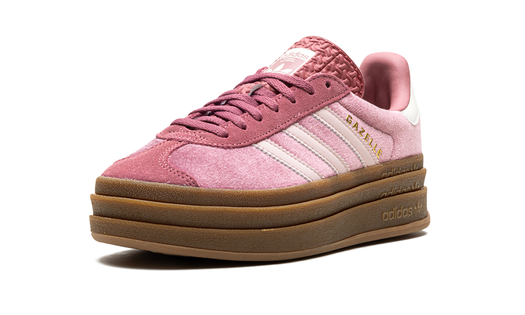 Adidas Gazelle Bold Sandy Pink Velvet