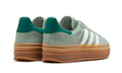 Adidas Gazelle Bold Silver Green Gum (Womens), Silver Green/Cloud White/Collegiate Green (ID6998)