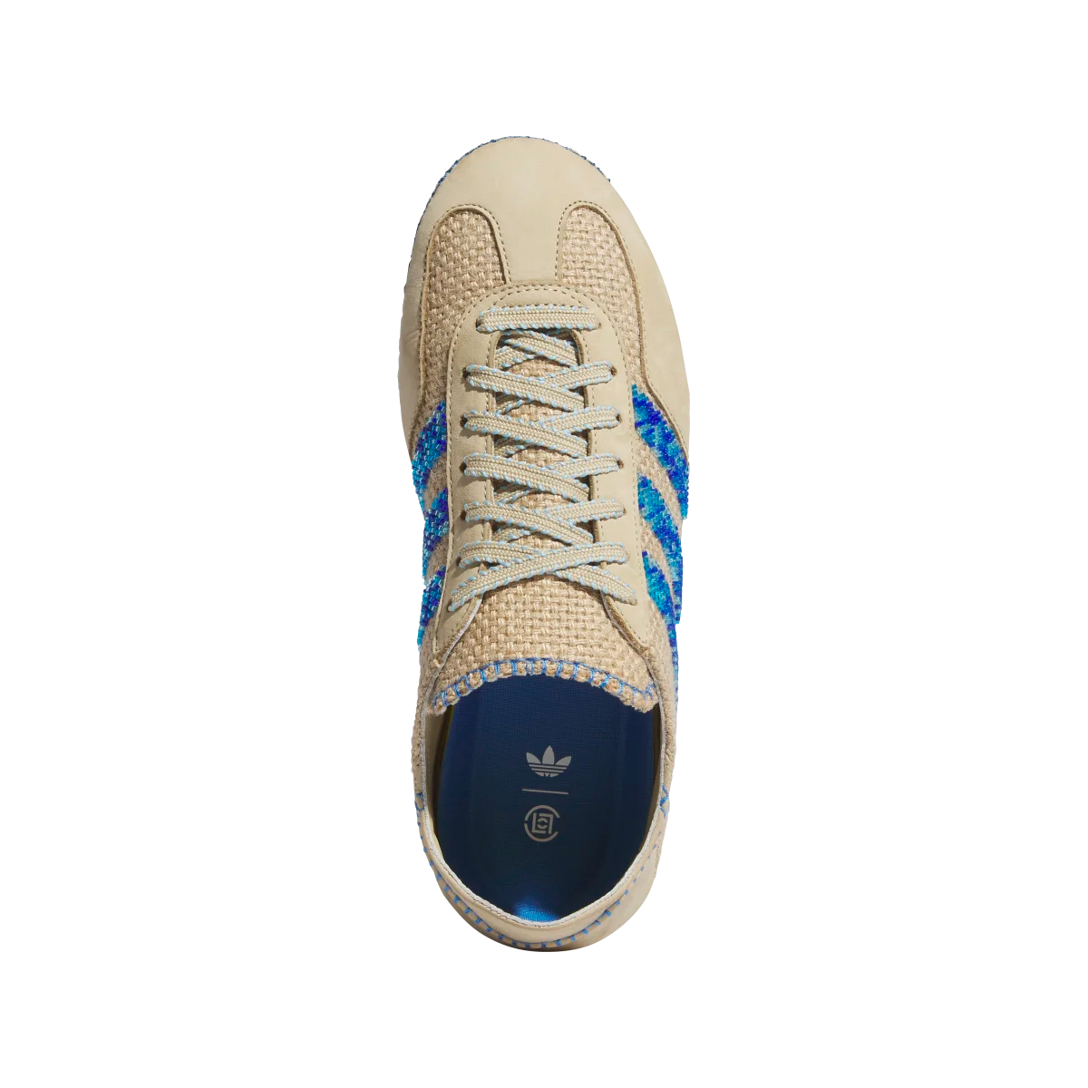 Adidas Gazelle CLOT Linen Khaki, Linen Khaki/Light Blue/Blue Bird (IH3641)