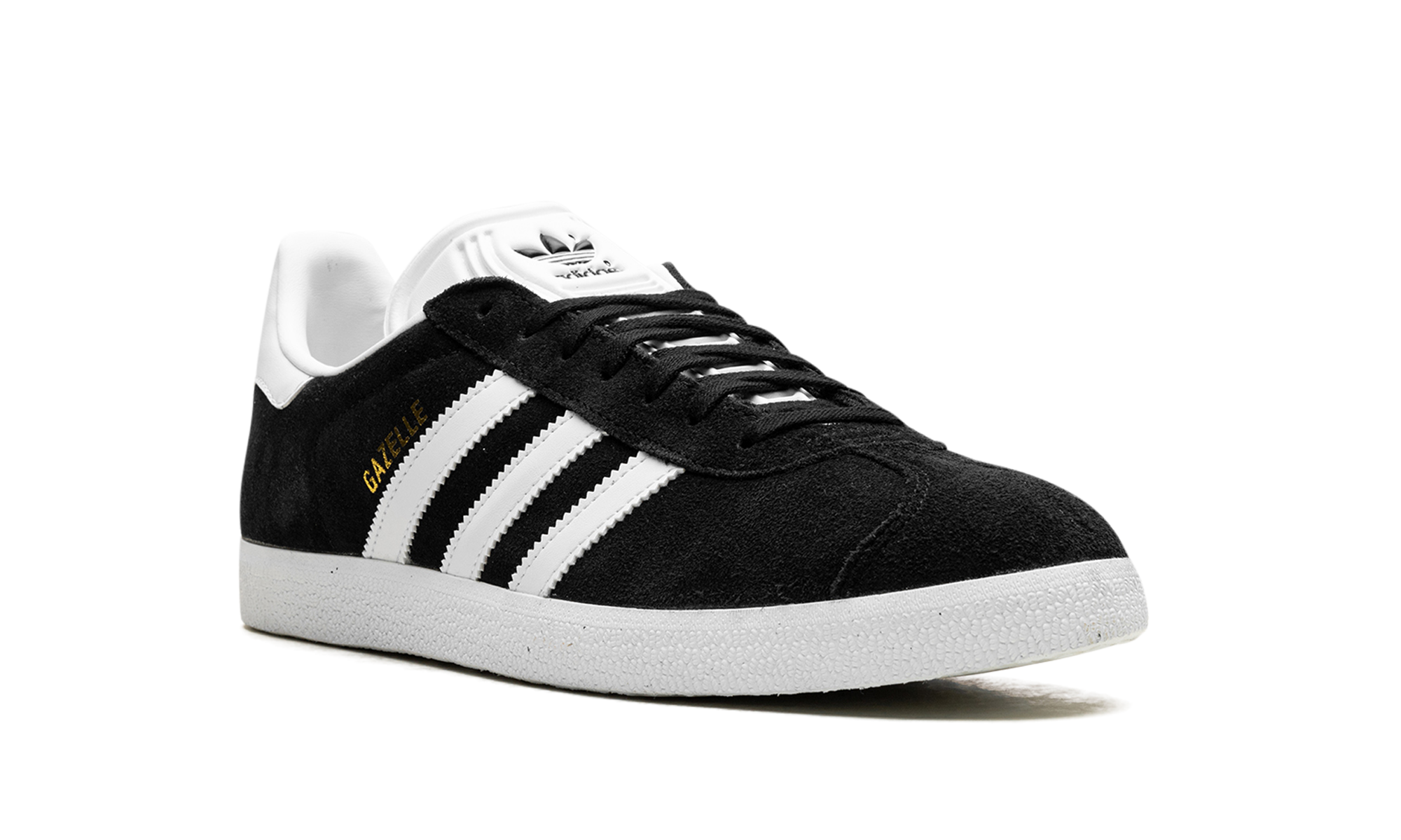 Adidas Gazelle Core Black Cloud White Gold