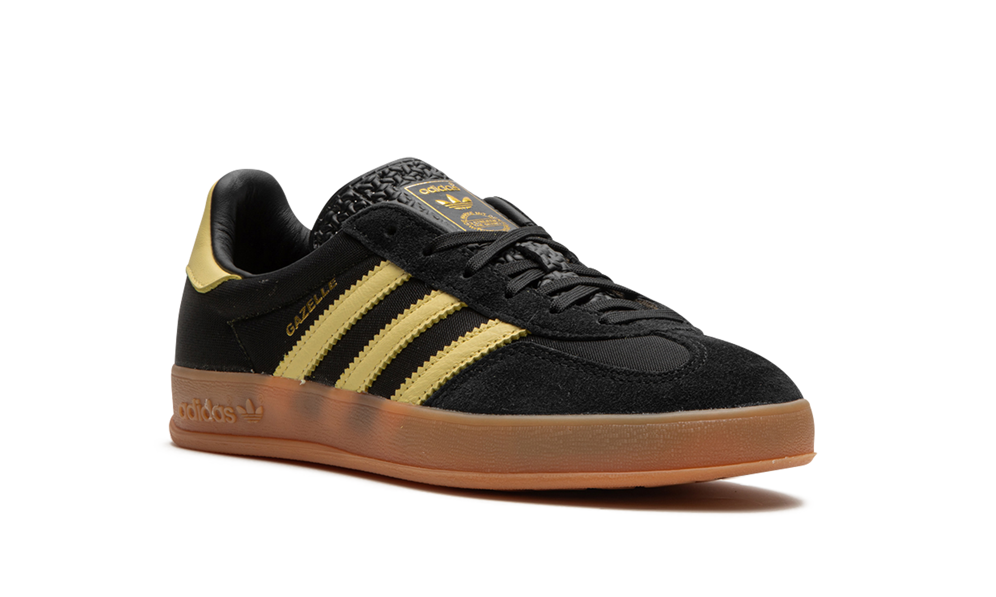 Adidas Gazelle Indoor Black Almost Yellow Gum