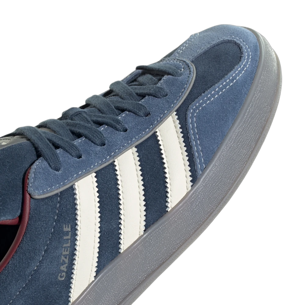 Adidas Gazelle Indoor Crew Navy Burgundy, Crew Navy/Gold Metallic/Off White (ID1008)