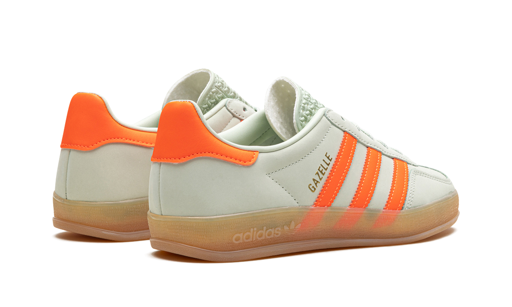 Adidas Gazelle Indoor Linen Green Solar Orange