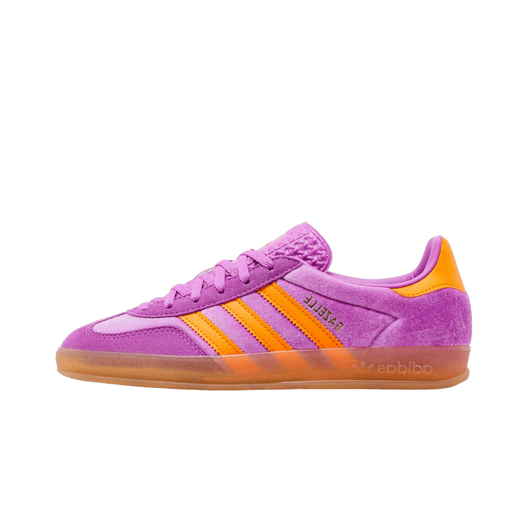 Adidas Gazelle Indoor Purple Burst Velvet, Purple Burst/Eqt Orange/Gum (IH0277)