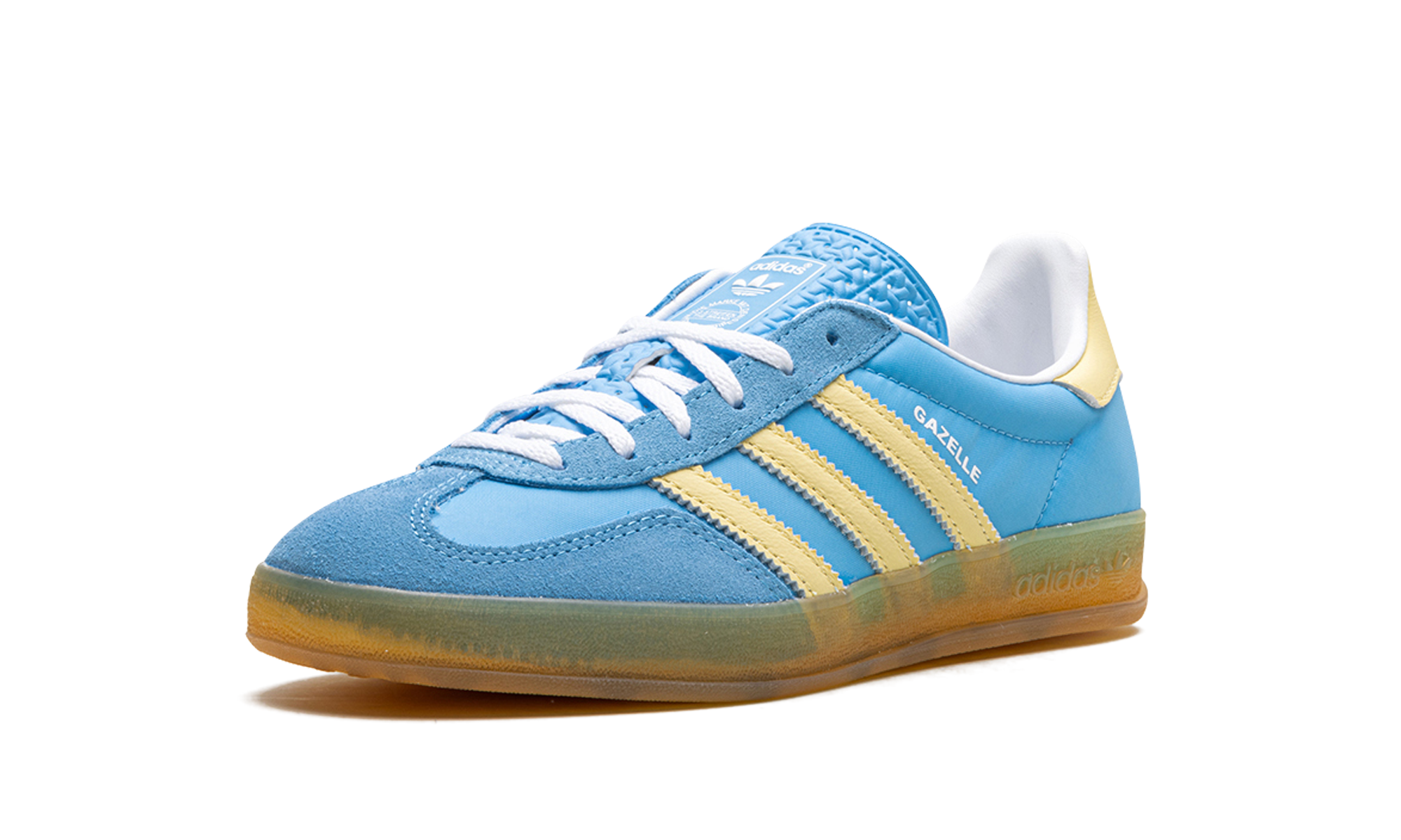 Adidas Gazelle Indoor Semi Blue Burst Almost Yellow
