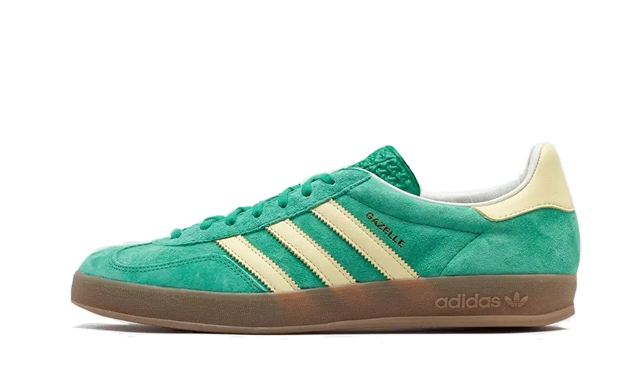 Adidas Gazelle Indoor Semi Court Green, Semi Court Green/Almost Yellow/Gum (IH7500)