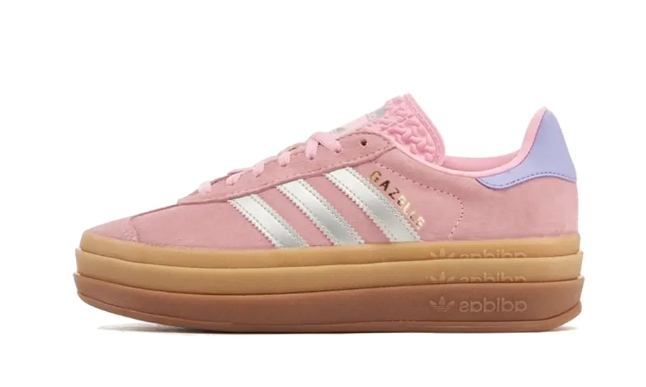 Adidas Gazlle Bold True Pink Gum, True Pink/Silver Metallic/Light Purple (JH5539)