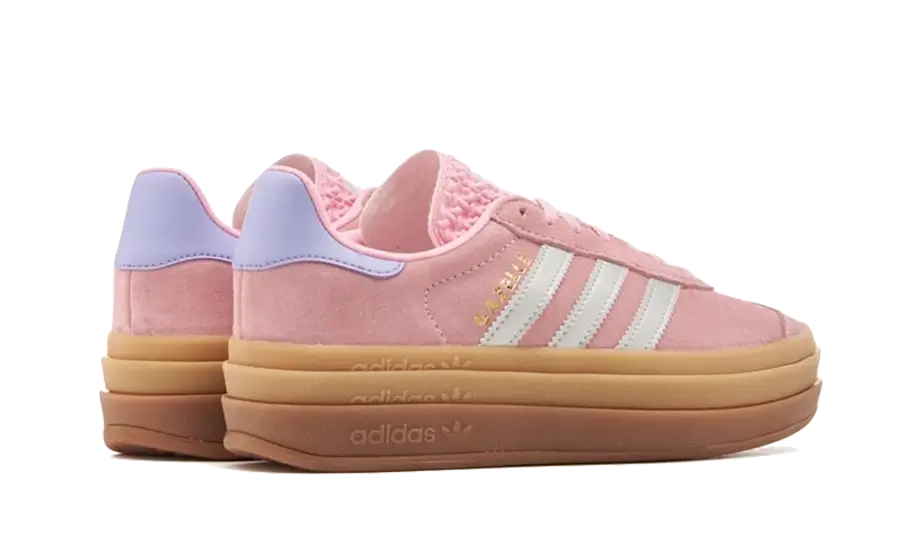 Adidas Gazlle Bold True Pink Gum, True Pink/Silver Metallic/Light Purple (JH5539)