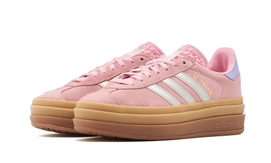 Adidas Gazlle Bold True Pink Gum, True Pink/Silver Metallic/Light Purple (JH5539)