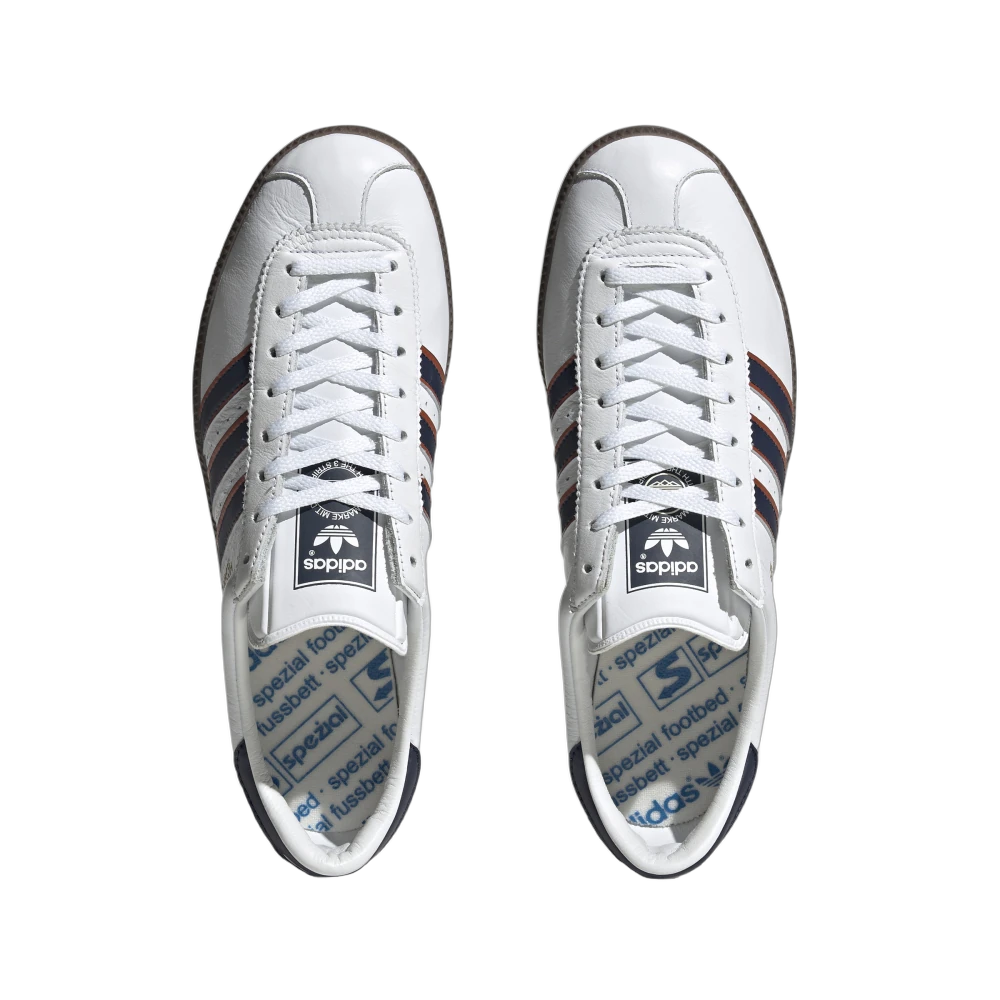 Adidas Hochelaga SPZL Cloud White Collegiate Navy, Cloud White/Collegiate Navy/Collegiate Orange (HQ4481)