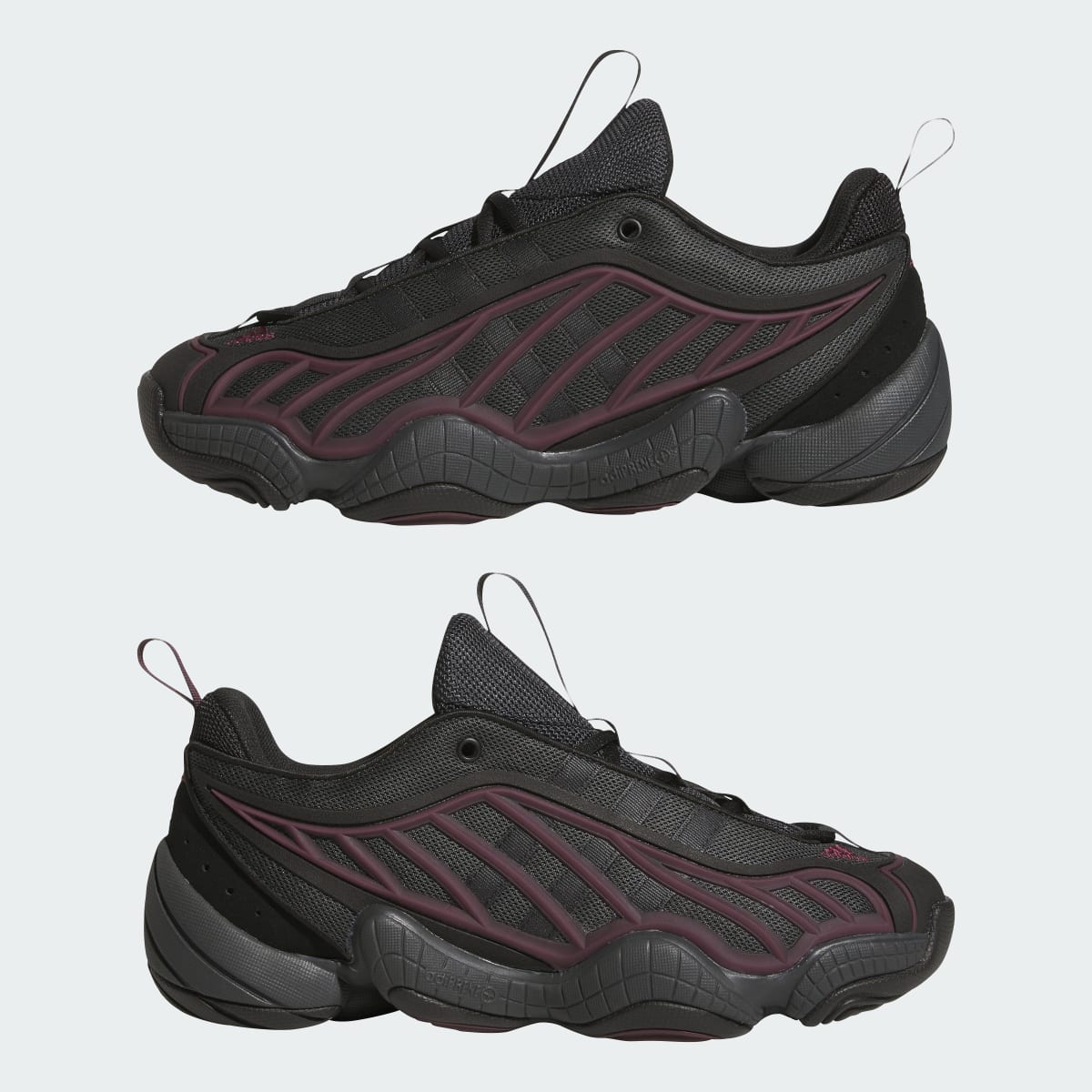 Adidas Intimidation Low Core Black Maroon Carbon