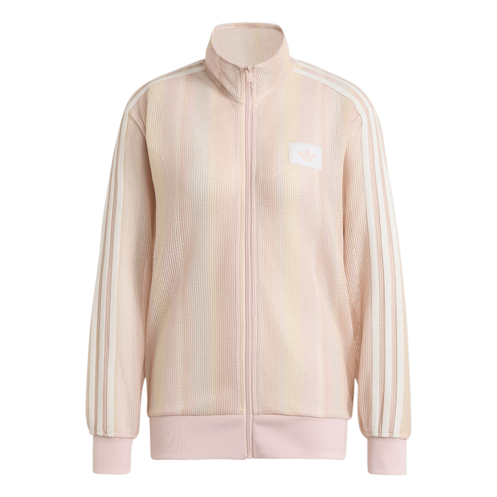 Adidas Originals Summer Glow Knitted Firebird Track Top Pink