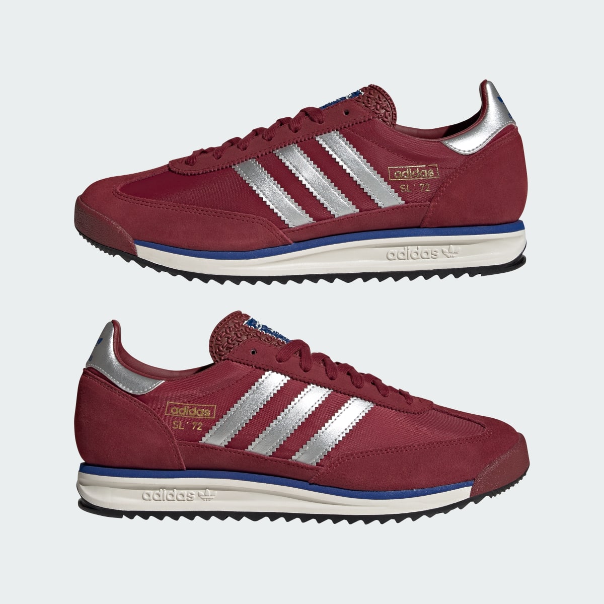 Adidas SL 72 RS Noble Maroon Silver Metallic