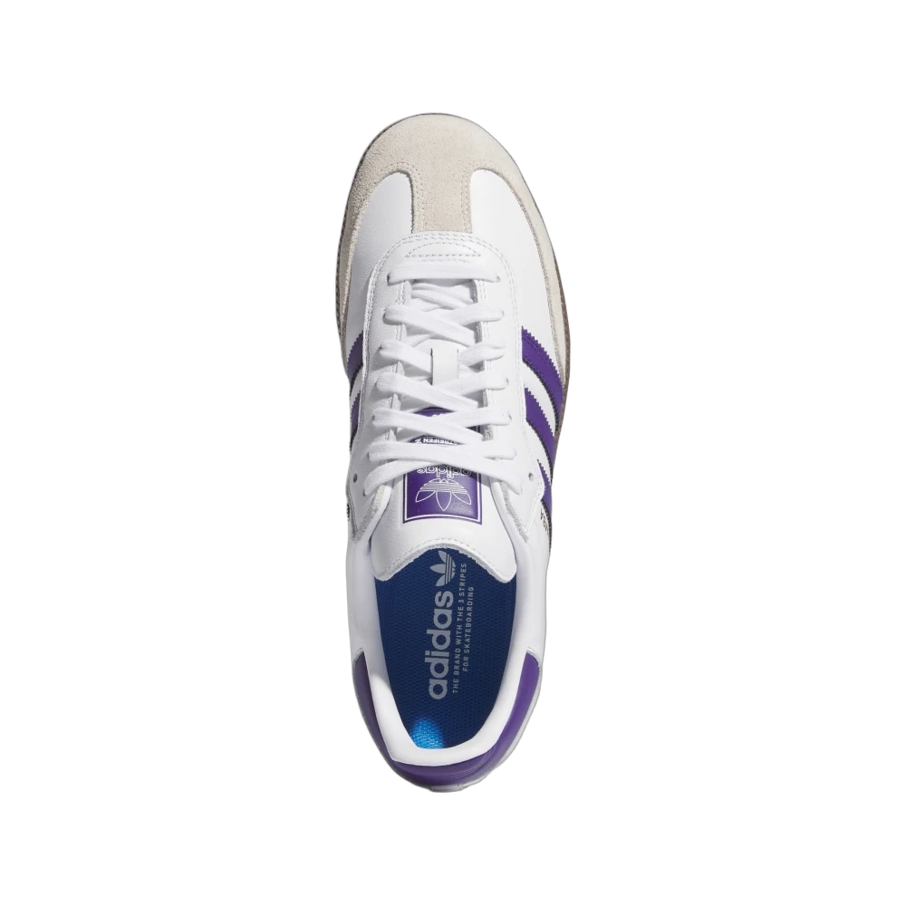 Adidas Samba ADV Cloud White Collegiate Purple, Cloud White/Collegiate Purple/Gold Metallic (IE6613)