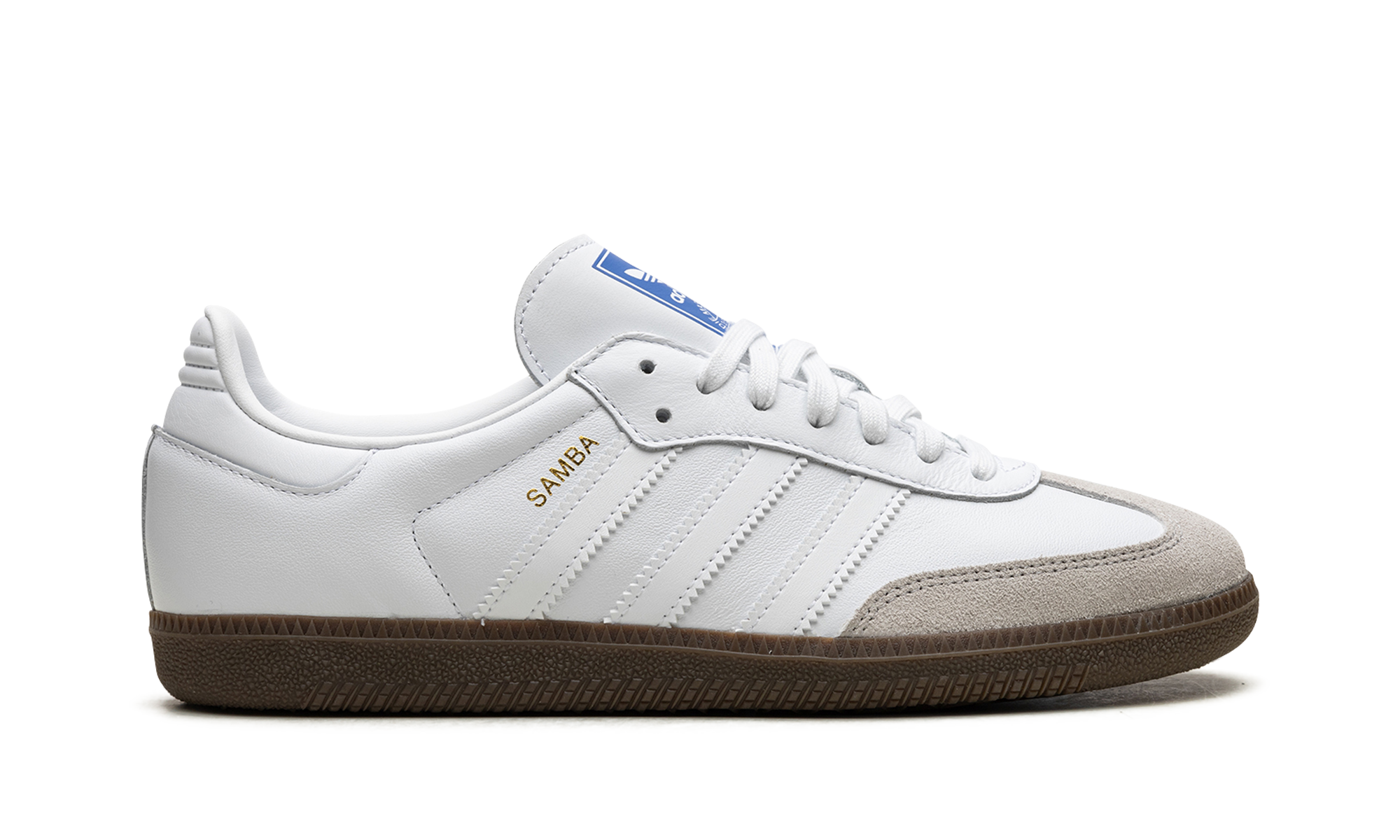 Adidas Samba Cloud White Blue Gum
