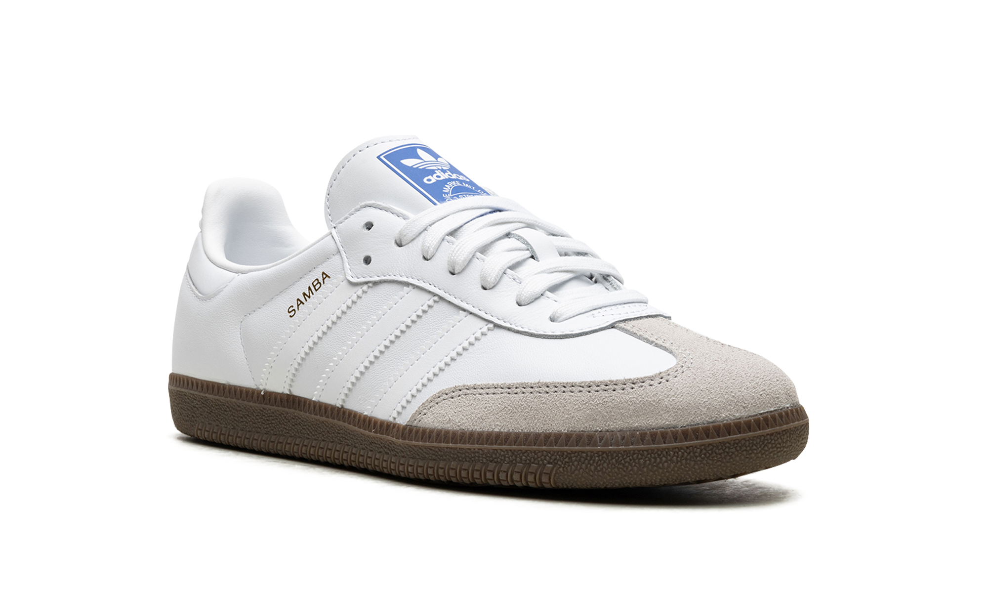 Adidas Samba Cloud White Blue Gum