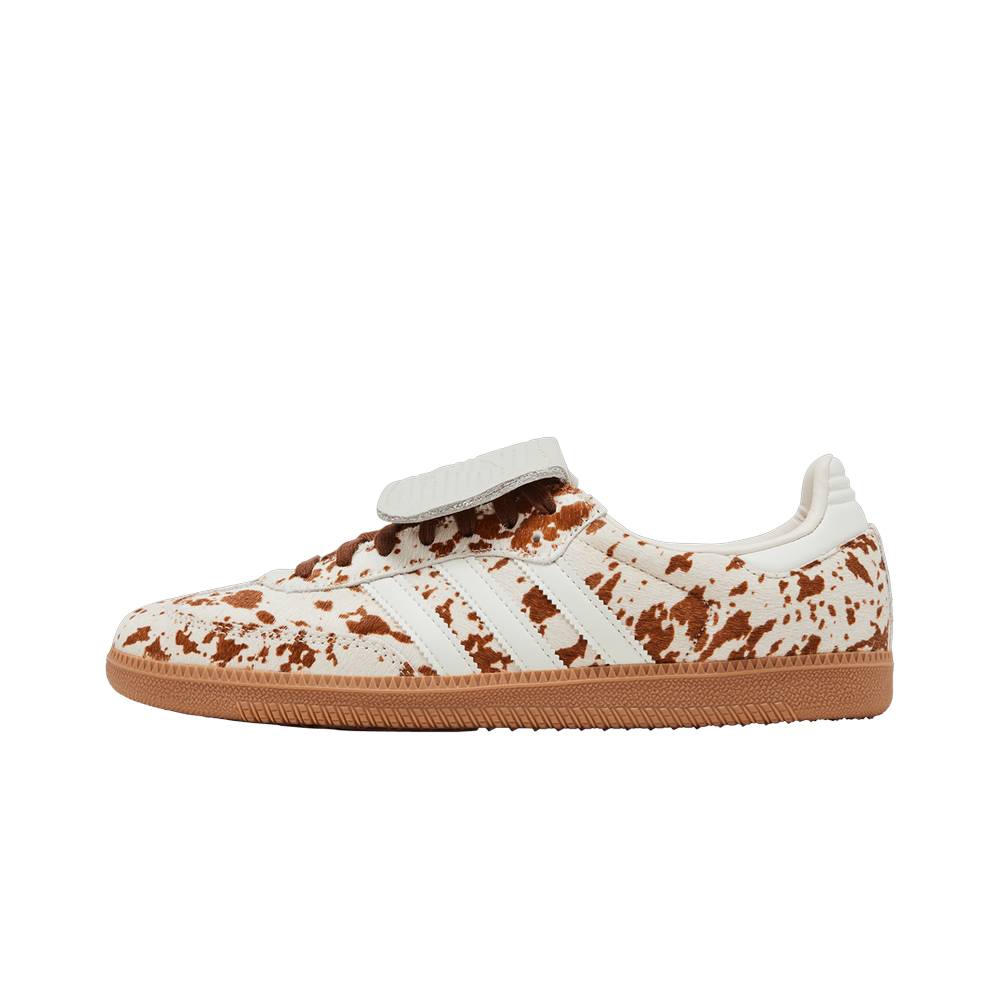 Adidas Samba LT Cow Print Brown White, Off White/Lucid Pink/Gum Four (JS3931)